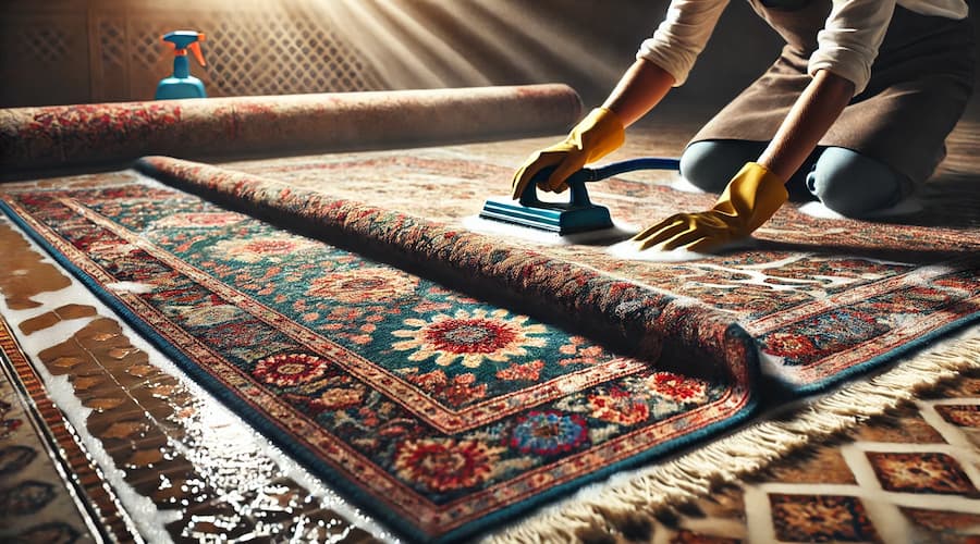 نگهداری از فرش‌ها در برابر رطوبت