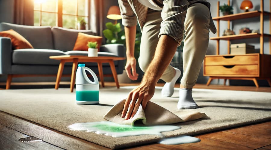 وایتکس روی فرش
