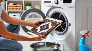 شستشوی فرش با ماشین لباسشویی