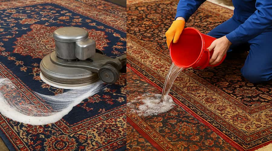 تفاوت شستشوی فرش دستباف و ماشینی در چیست؟