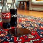 بهترین روش‌ها برای پاک کردن لکه نوشابه از روی فرش