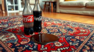 پاک کردن لکه نوشابه