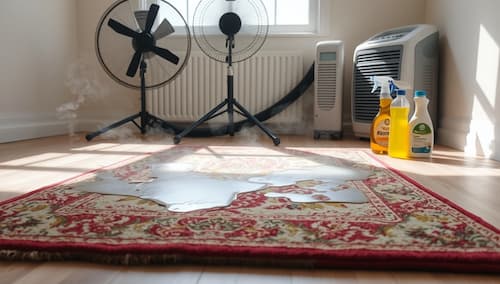 بوی بد فرش پس از شستشو