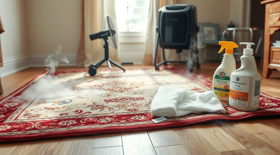 بوی بد فرش پس از شستشو